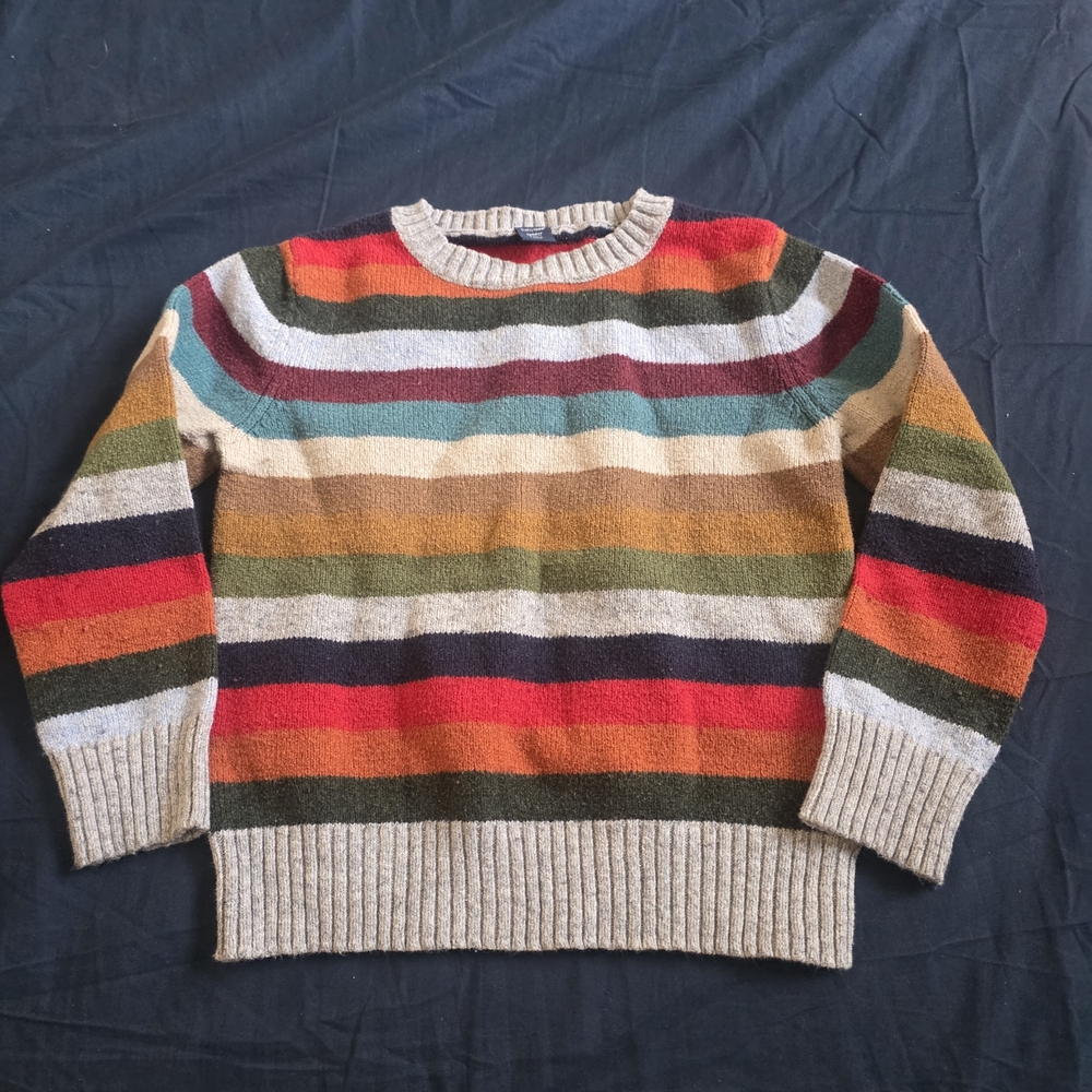 GAP Toddler Striped Crewneck Sweater